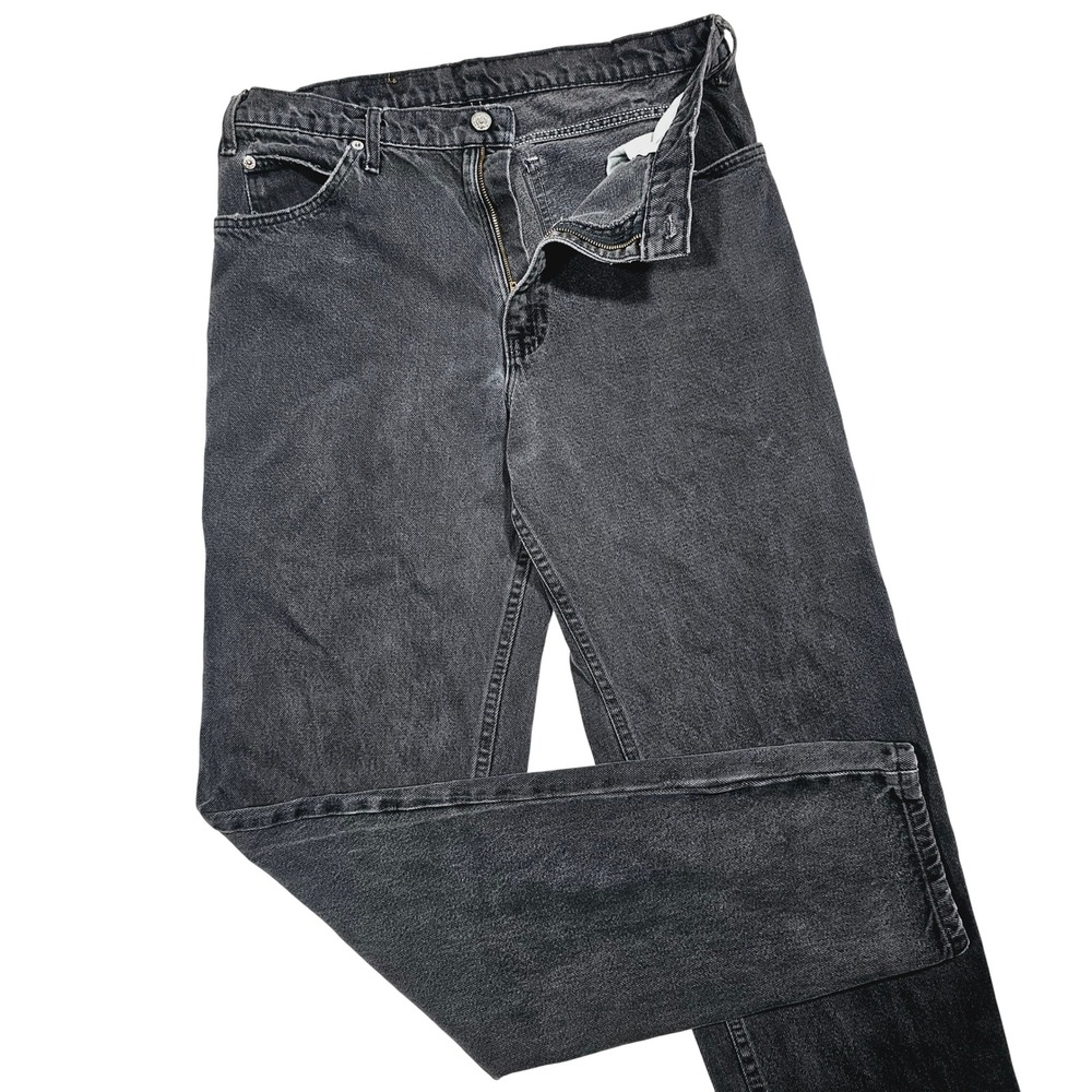Levi's 550 Jeans Mens 32x35 (34x36) Black Faded Relaxed Tapered Vintage 90s USA